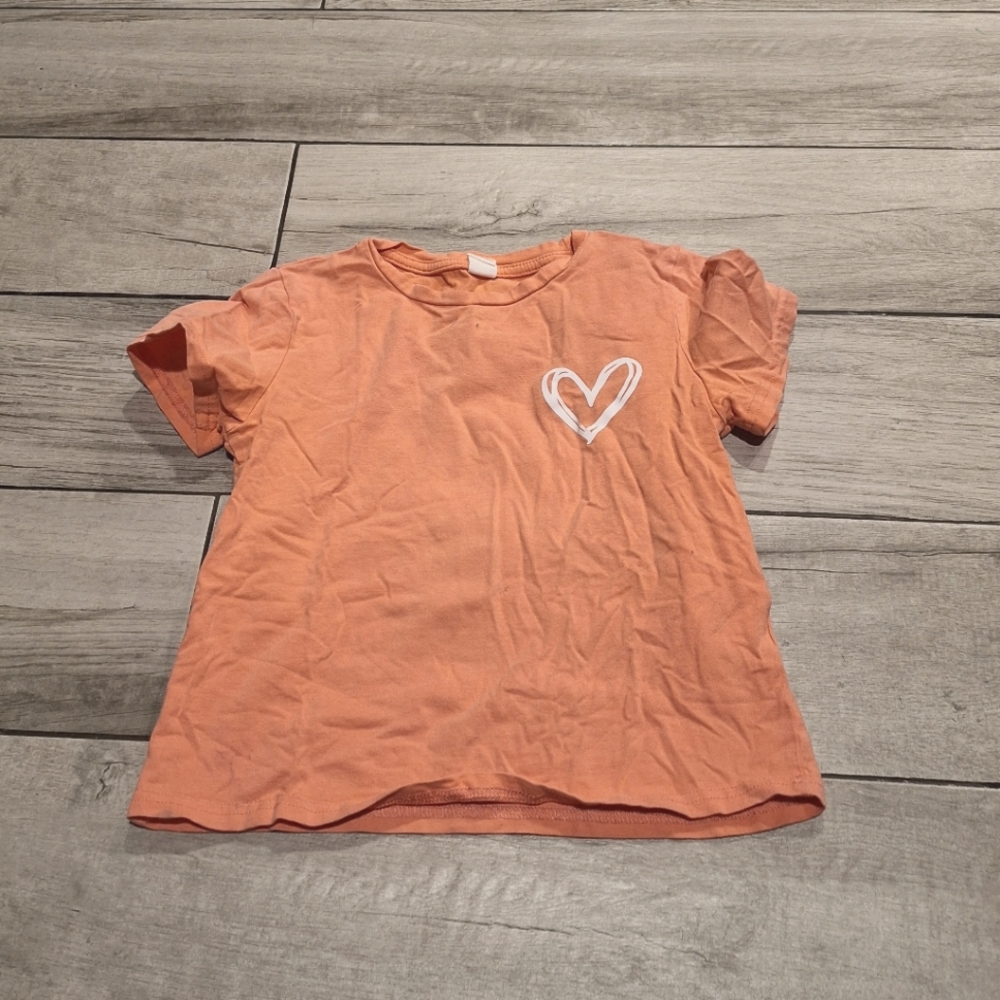 🍁 Shein Heart Scribble Girls Tee🐯